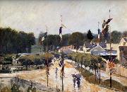 Alfred Sisley Fete Day at Marly-le-Roi painting